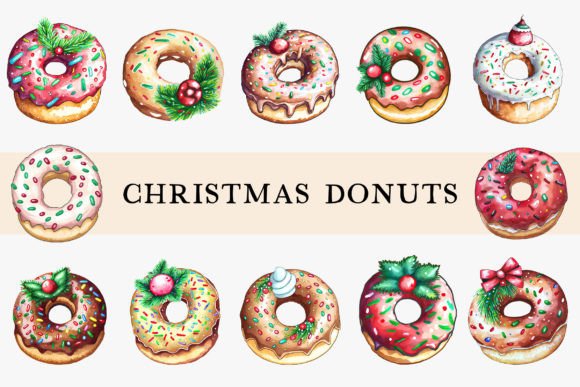 Christmas Donuts Watercolor: A Practical Review for Digital Sellers