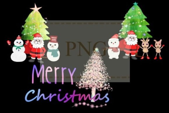 Christmas Santa Claus Snowman Png Illustrations
