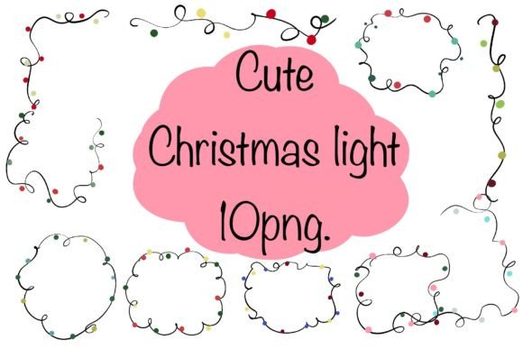 Cute Christmas Light Png Illustration Review