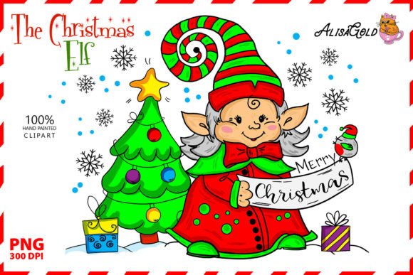 Granny Christmas Elf, Grandma is a Dwarf