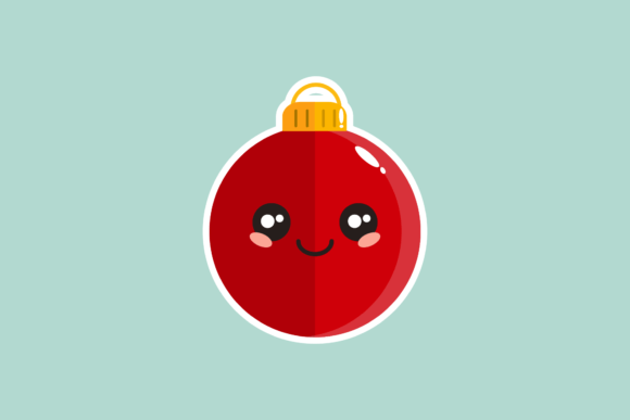 Kawaii Christmas Graphic Design Illustrations