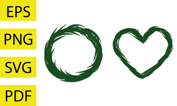 Merry Christmas Tree Retro Wreath Heart: A Review for Illustrations