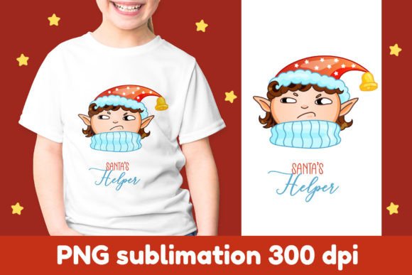 Santa's Helper Christmas Illustrations