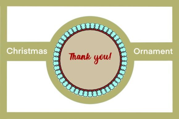 Thank You Christmas Round Ornament: A Designer's Review of Seasonal Illustrations